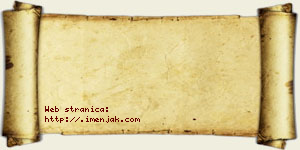 Jovana Paunović vizit kartica